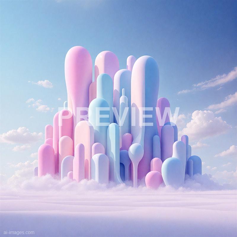 12418 - floating-abstract-buildings-with-blending-colors-rese_250704180452_00001